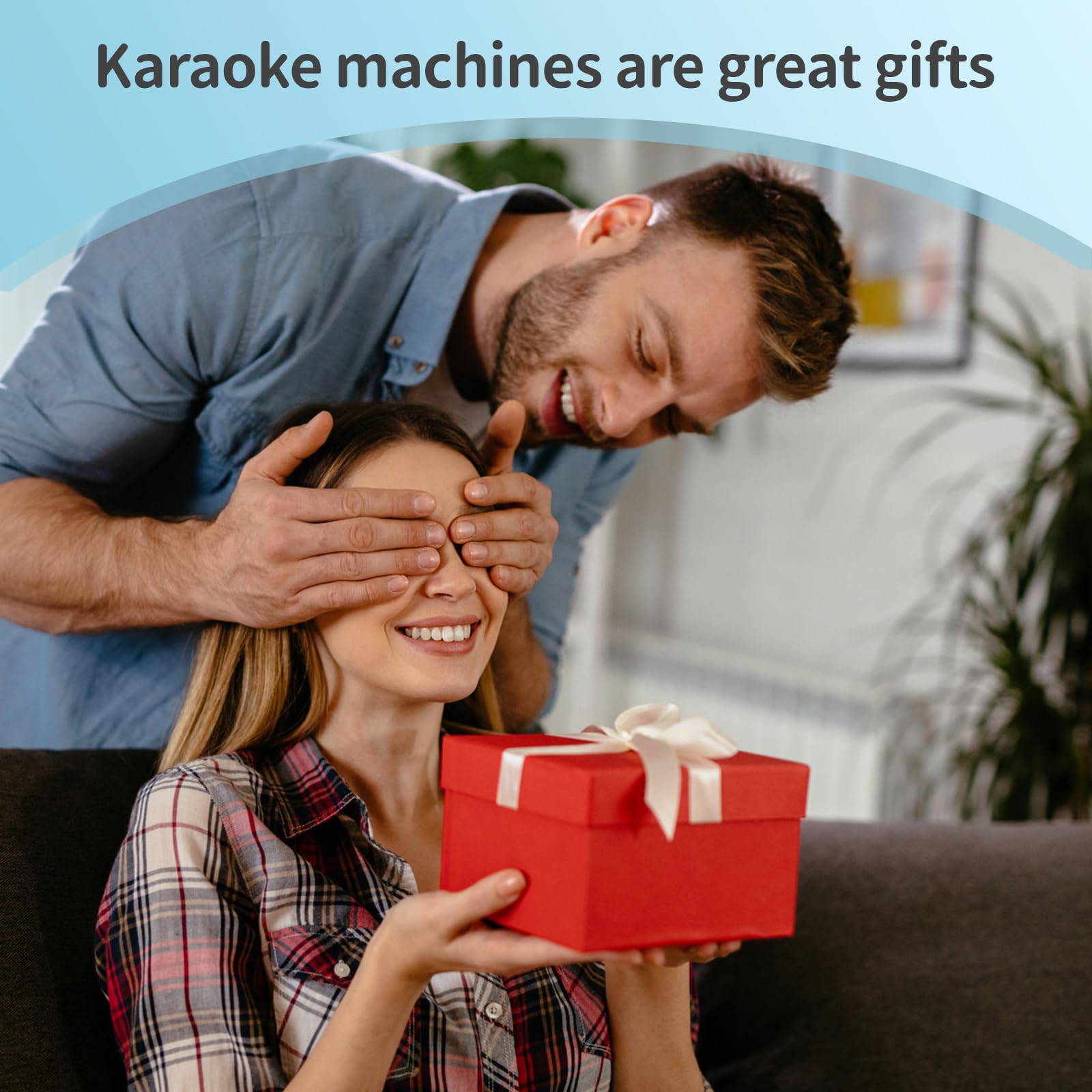 mikrofon do karaoke dla dzieci, urządzenie do karaoke z bezprzewodowymi mikrofonami, zabawka z efektami zmiany głosu i Bluetooth, dla chłopców i dziewczynek, niebieski