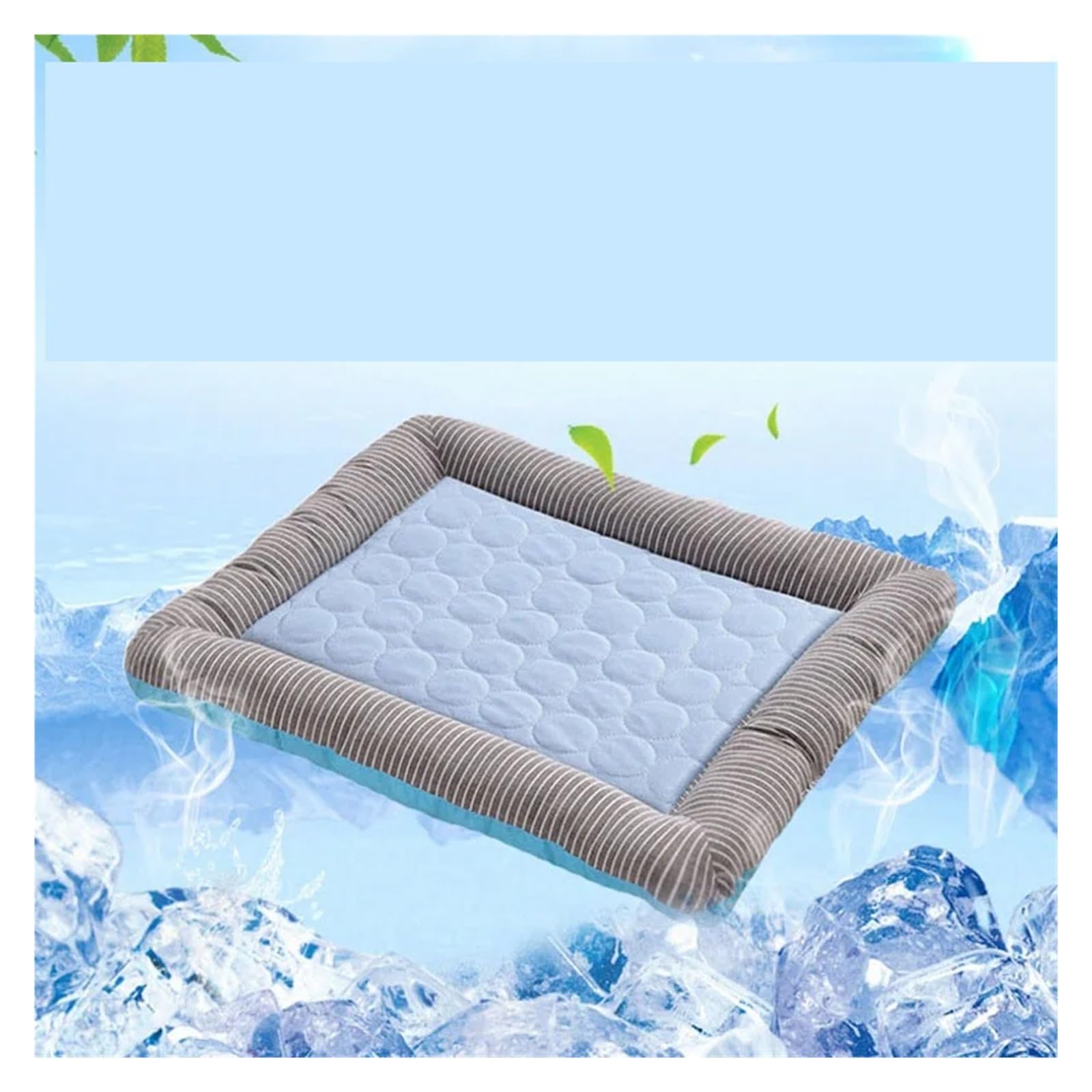Genérico Cama con Almohadilla refrescante for Perros, Manta Fresca for Mascotas, Material de Seda Helada, Suave for Dormir en Verano, Transpirable(Pink,S 45X35CM)