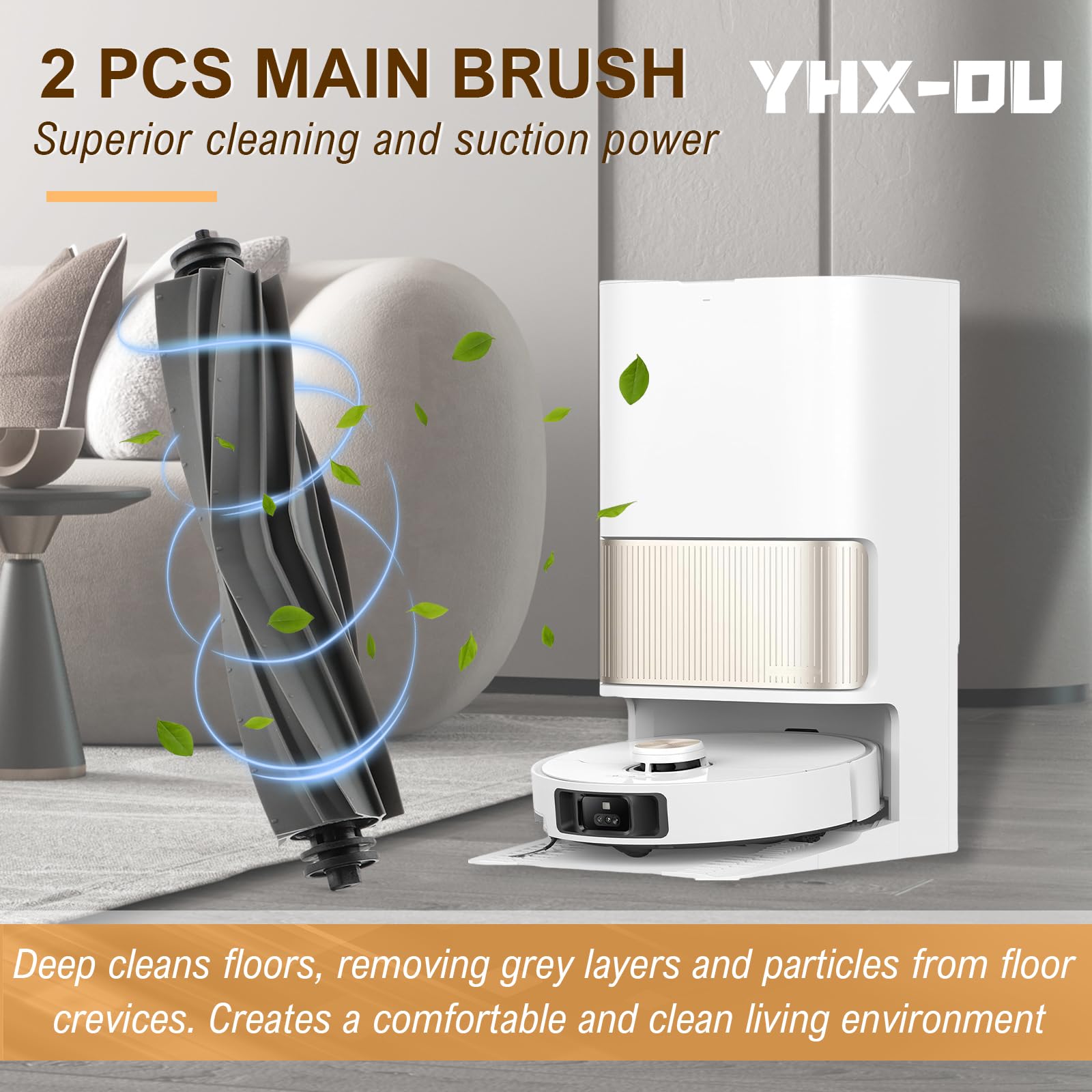 Luernas Brosses Latérales Pièces De Rechange Brosses Latérales Rotatives Accessoires D