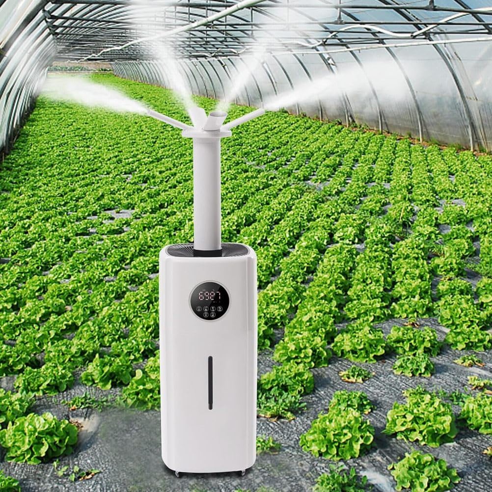 Umidificatore Industriale Commerciale, Umidificatori, umidità Costante Intelligente, Grande capacità da 21 Litri, per Serra Domestica, Supermercato, Ufficio