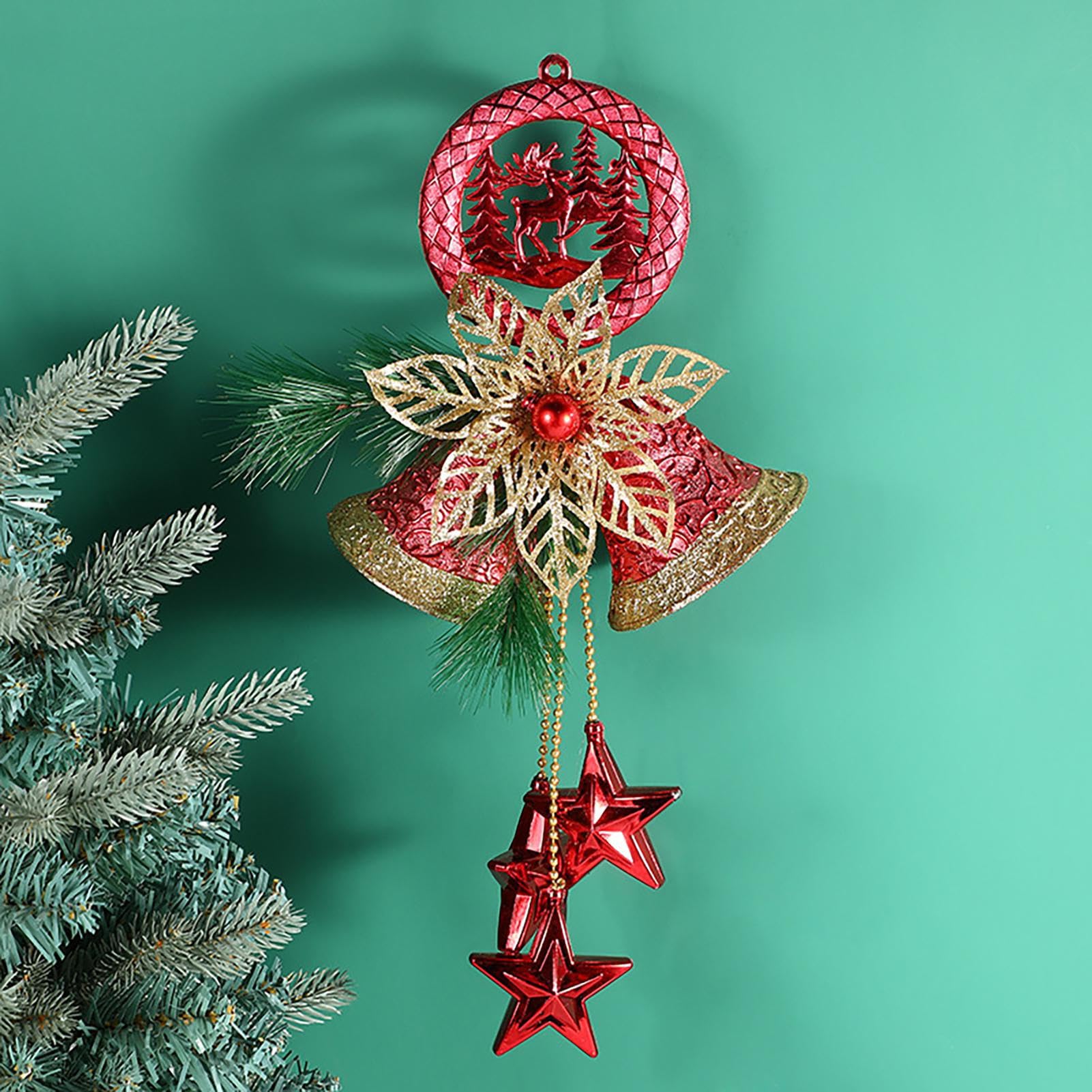Lot De 30 Cloches De Noël Vintage Rouillées - Ornements Métal 3 Tailles - Déco Sapin, Couronne, Artisanat - 5