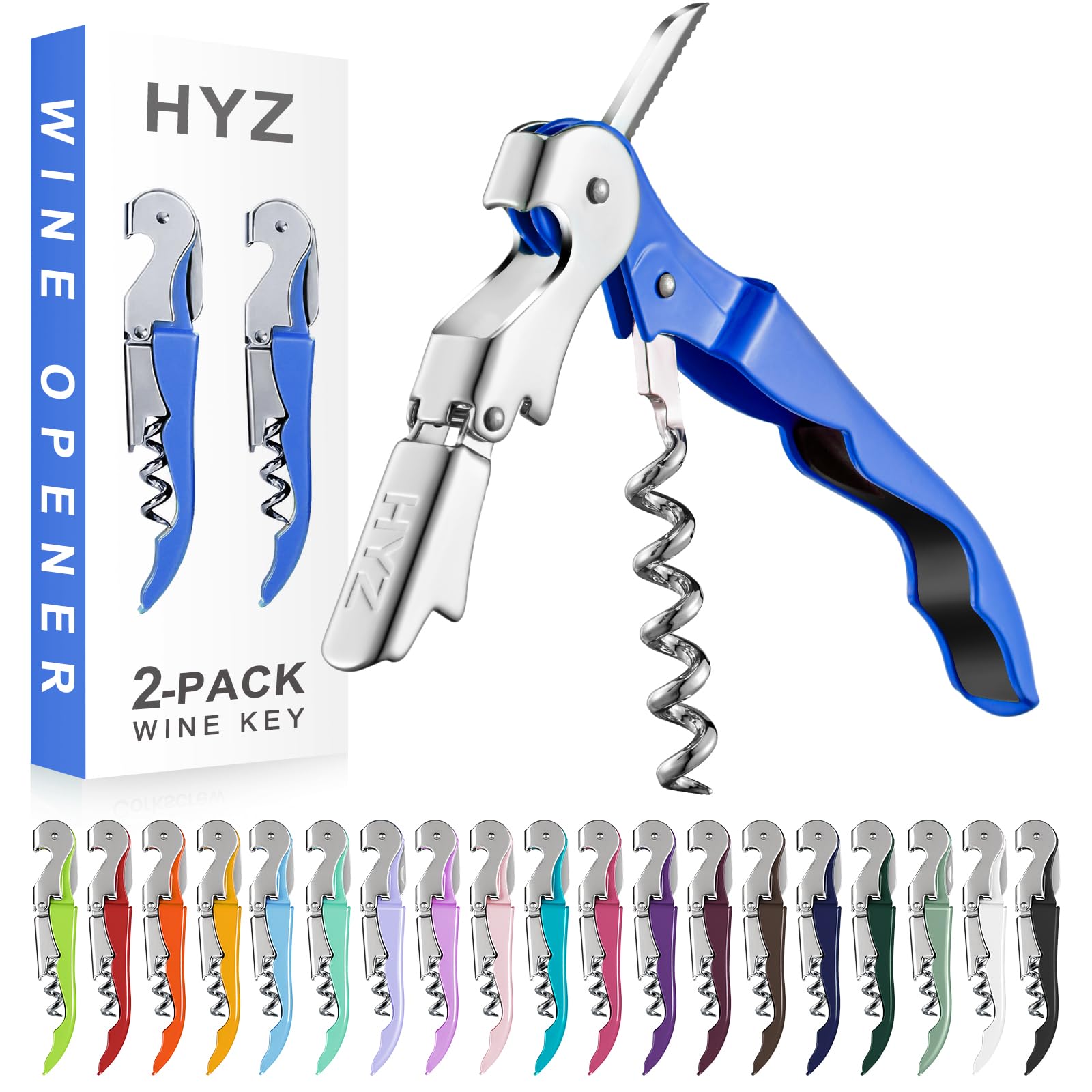 HYZ Wine Opener - Professional Waiter Corkscrew -17