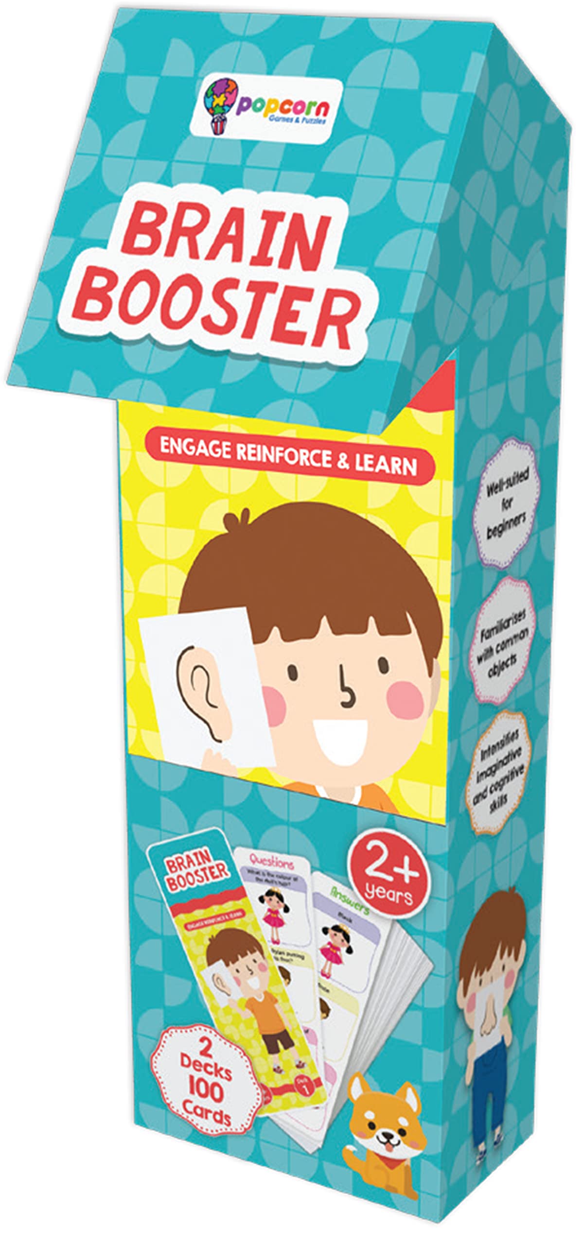 Brain Booster- Engage Reinforce and Learn 2 Decks 100 Cards - 2+ Years (B0B7R9GSVX) Amazon Price History, Amazon Price Tracker