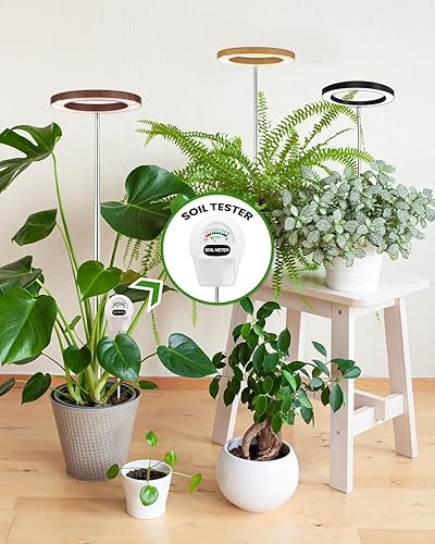 Miniatura 8 de Luz de cultivo de plantas, luz LED yadoker de espectro completo para plantas de interior, altura ajustable, temporizador automático, bajo voltaje