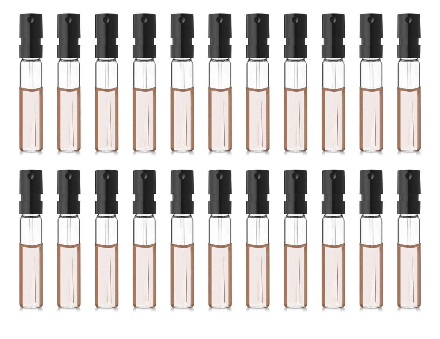 2ML Empty Glass Spray Bottle Set | Perfume Mini Testers| Easy To Use | Travel Friendly Size | Push Lock System | Pack of 22 - Review, Price and Buying Guide