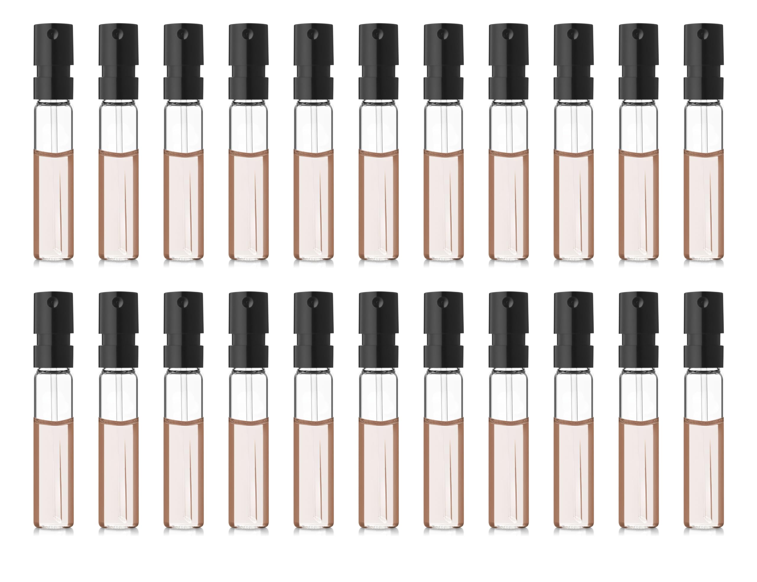 2ML Empty Glass Spray Bottle Set | Perfume Mini Testers| Easy To Use | Travel Friendly Size | Push Lock System | Pack of 22-picture-31
