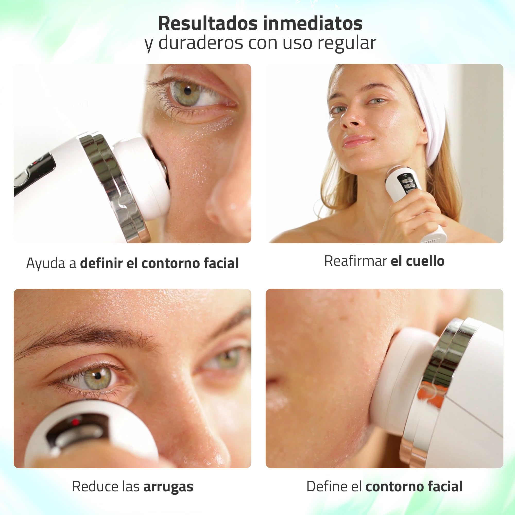 Viss RF Radiofrecuencia facial y corporal | Masajeador Facial | Radiofrecuencia para casa | Radiofrecuencia corporal flacidez