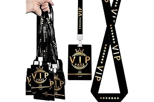 30-Set PVC VIP Pass Lanyards: An Ideal Solution for Event Access Control