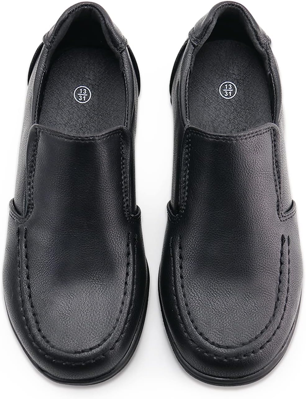 JABASIC Boys School Uniform Dress Shoes Slip-on (Toddler/Little Kid/Big Kid)