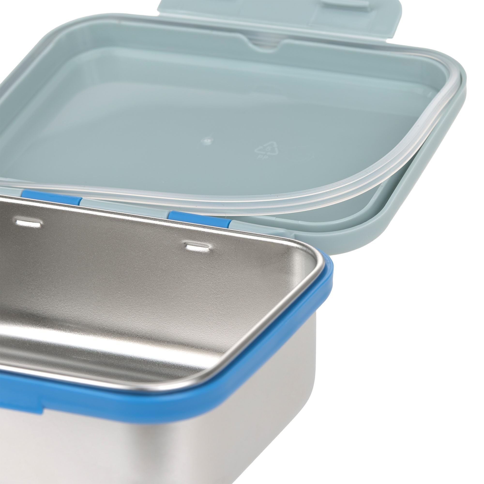 L&auml;ssig Lunchbox Acciaio Inox Per Bambini - Scatola Pranzo Sostenibile Con Borraccia, Little Gang Smile