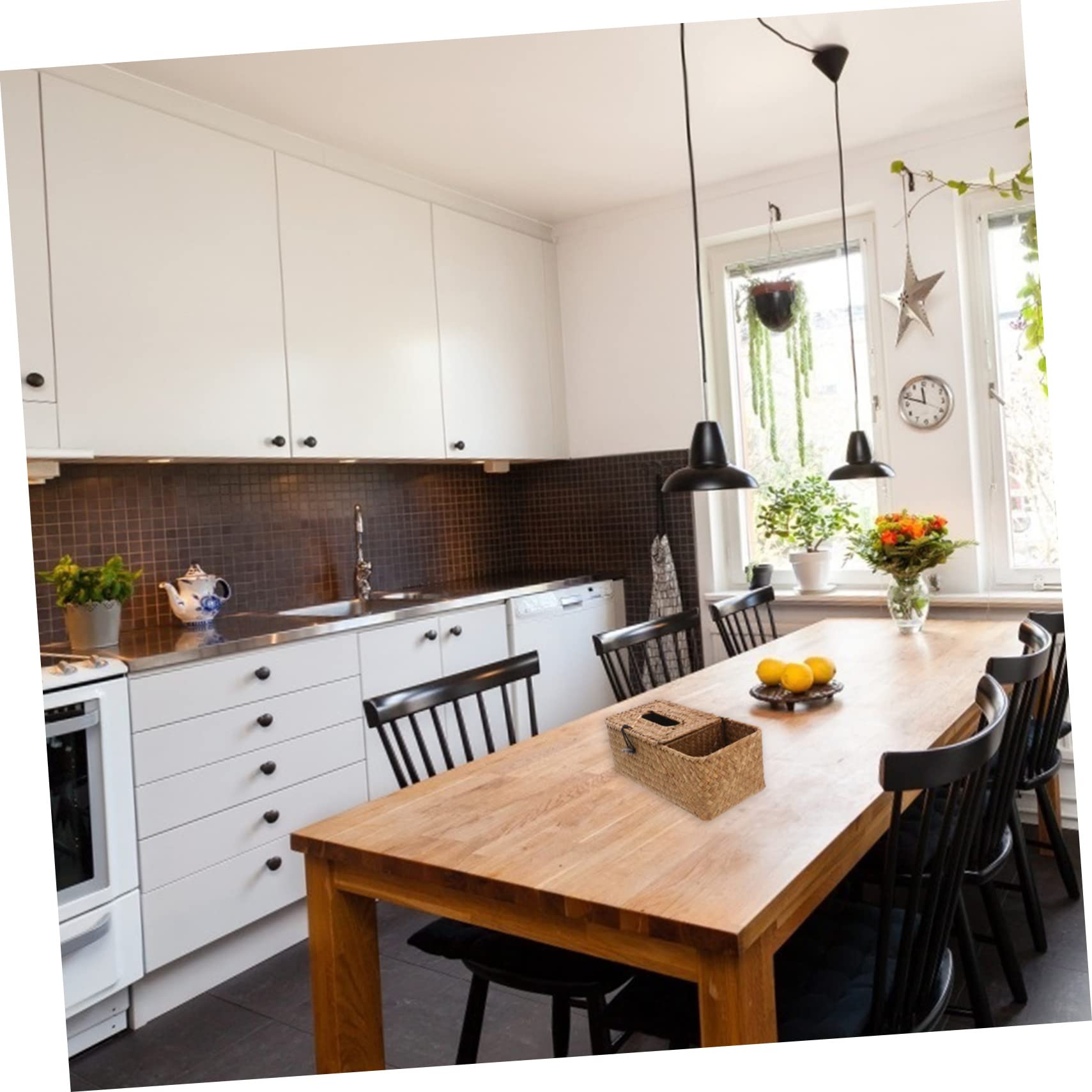 LIFKOME Scatola Per Fazzoletti Porta Tovaglioli Colori A Contrast Per Cucina Bagno E Uso Quotidiano Robusto E Decorativo