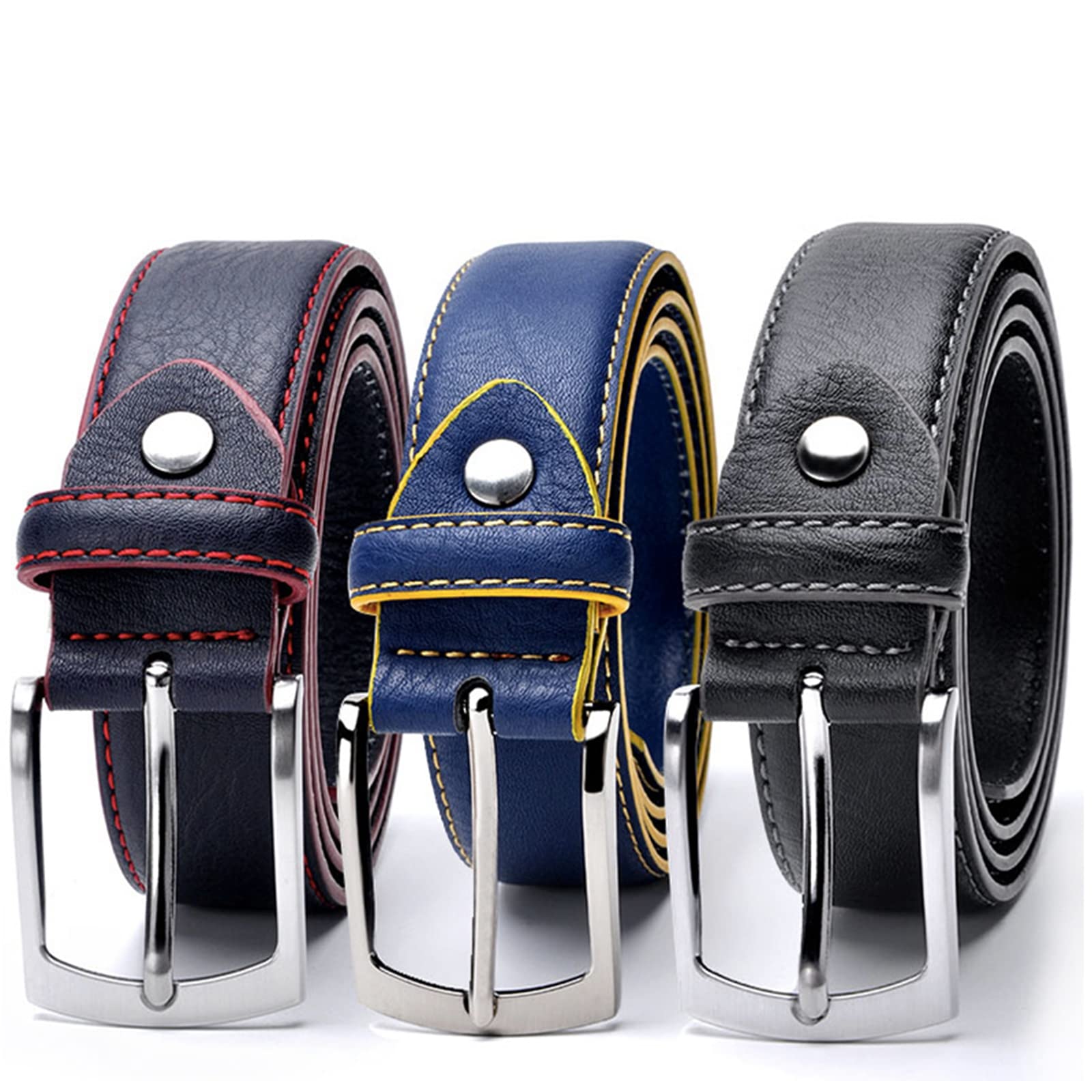 Cintura, cintura in vera pelle cintura in pelle casual jeans cintura in pelle per uomo