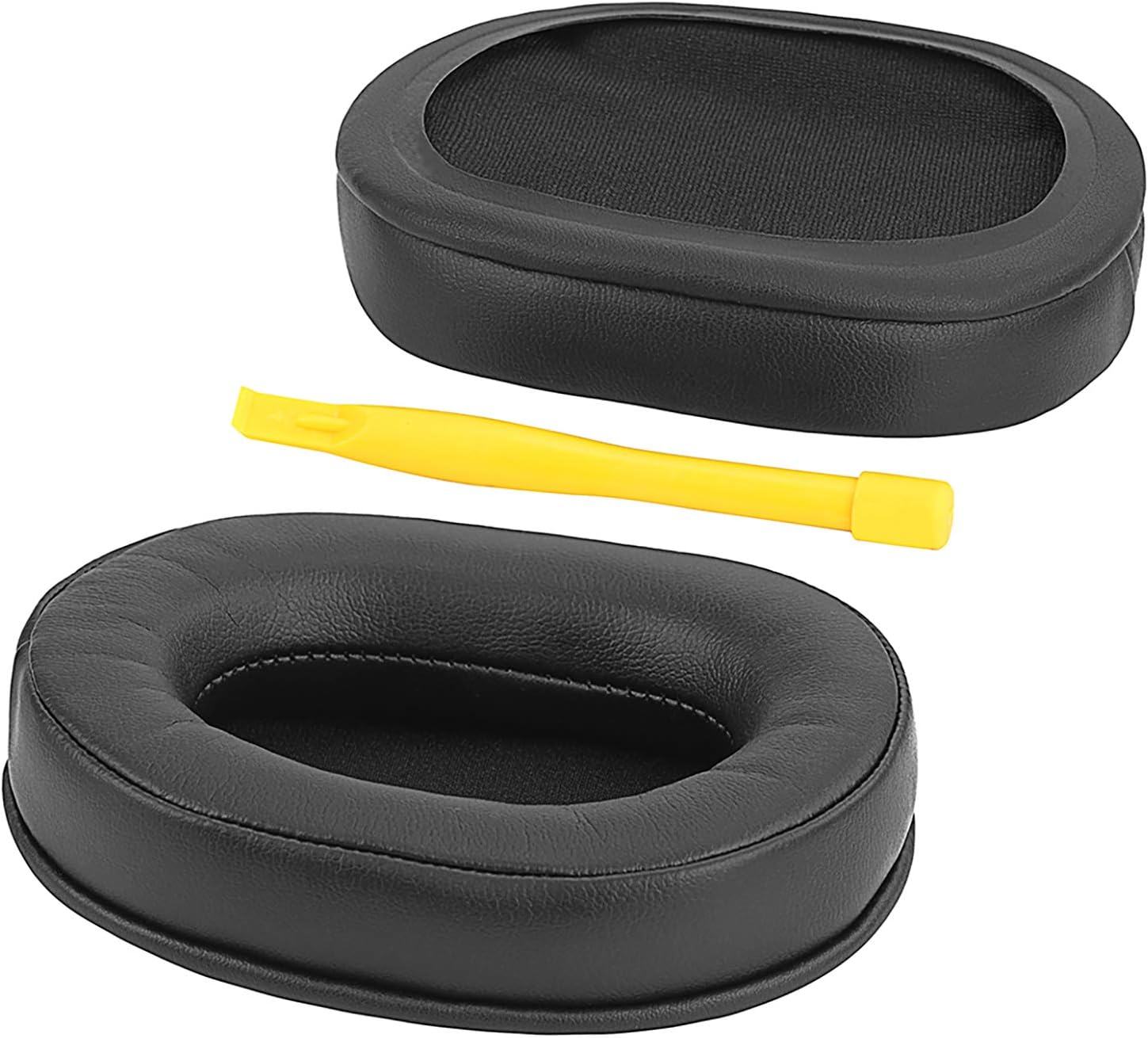 Geekria Replacement Earpads and Headband Cover Set Compatible with ATH-MSR7/ ATH-MSR7NC/ ATH-MSR7BK/ ATH-MSR7GM Headphones, Repair Parts (Black)