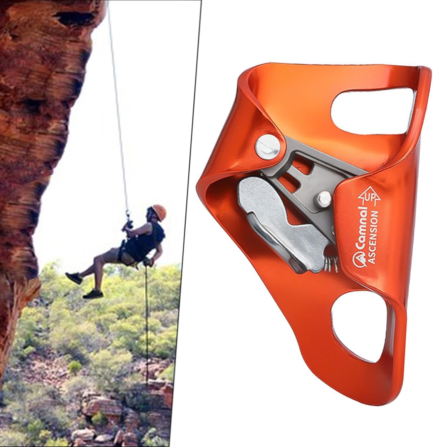 チェストアセンダー ツリー ロック クライミング リギング クランプ プレミアム 信頼性の高いアルミニウム合金 ギアウェイト 軽量