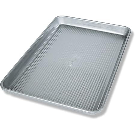 USA Pan Bakeware Jelly Roll Pan, Warp Resistant Nonstick Baking Pan, Made in the USA from Aluminized Steel