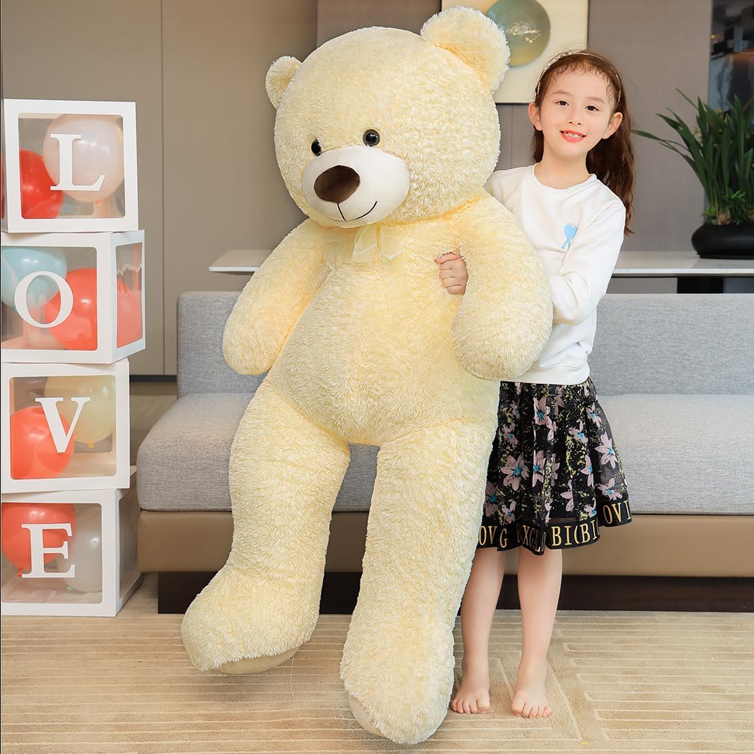 Oso de peluche de 130cm por 42,55€