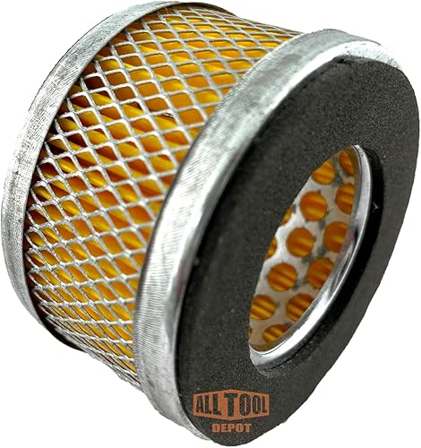 Miniatura 2 de Elemento filtrante universal de entrada de aire para compresor de aire de 2.6 pulgadas de diámetro exterior 1.67 pulgadas de alto (paquete de 2)