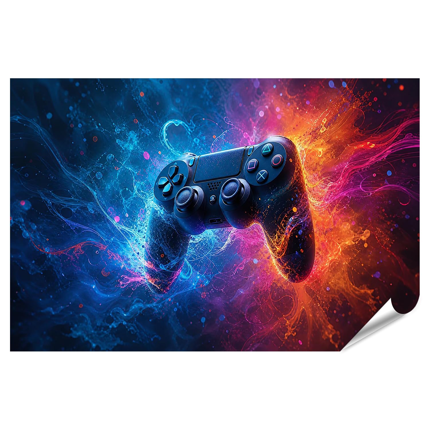 islandburner Póster de alta calidad, diseño de mando de juego fascinante para sala de juegos, perfecto para jugadores - gran formato