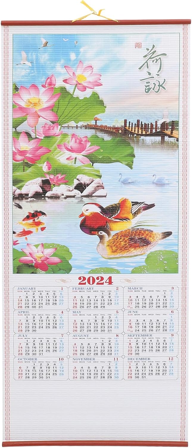 Amazon LOGOFUN Chinese Hanging Calendar Yea Of Dragon Wall amazon-logofun-chinese-hanging-calendar-yea-of-dragon-wall