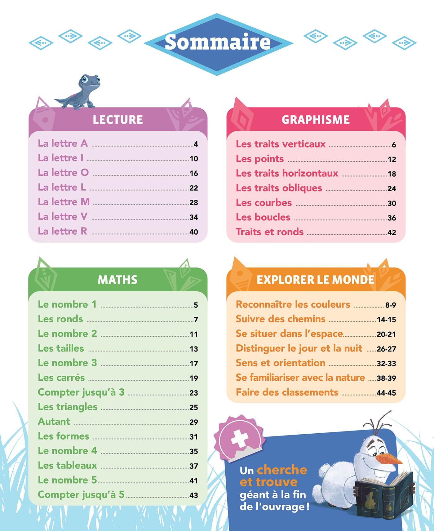 Disney - La Reine des Neiges 2 - Mon année Petite Section (3-4 ans)