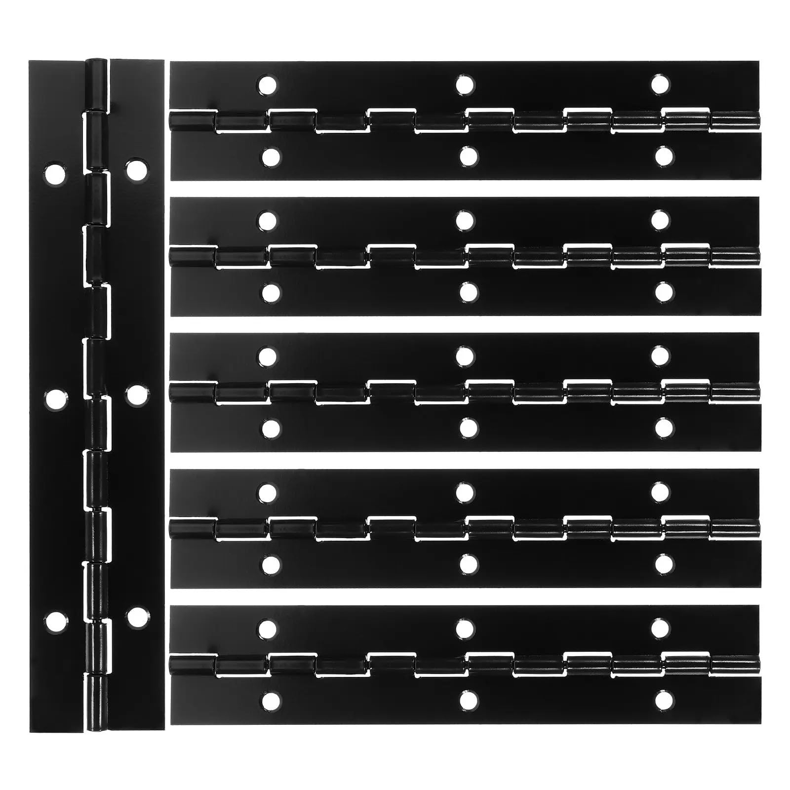 6Pcs Heavy Duty Iron Door Hinges Easy Installation Piano for Cabinet Doors Small Windows Furniture Hinge for Pianos