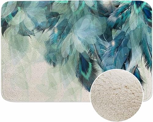 Miniatura 15 de Tapete de baño de campo de fútbol americano para baño, césped verde, tapete deportivo popular, tapete de baño antideslizante con parte trasera de