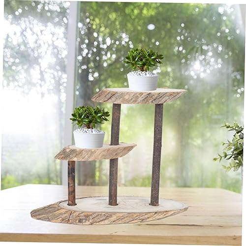 Miniatura 2 de DECHOUS Estante de madera para gato, árbol trepador, decoración de boda, maceta de jardín, maceta elevadora, estante de madera para flores, estuche,