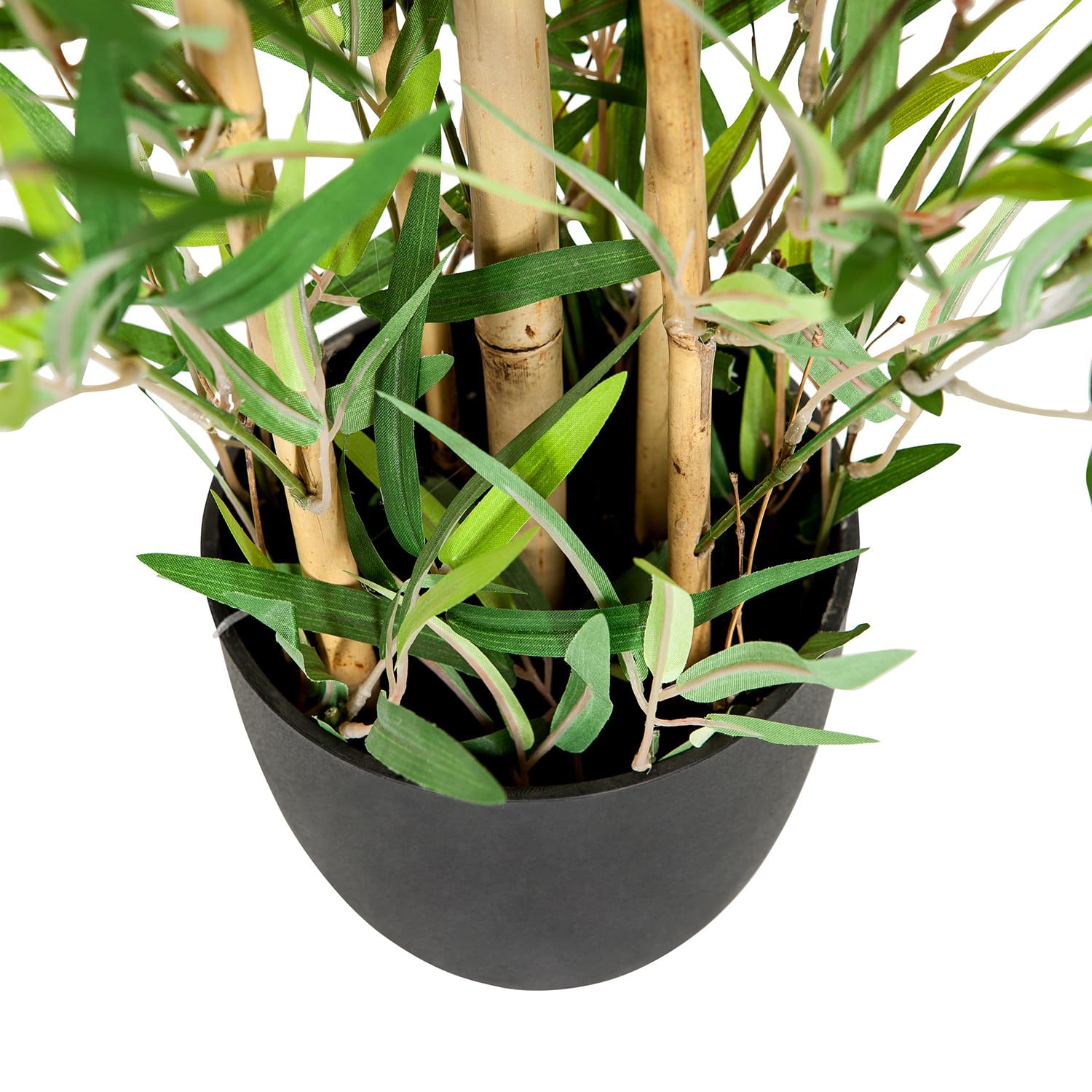 hjh OFFICE Planta Artificial Mini Bamboo Altura 100 cm Árbol de Bambú Artificial Verde Deco Planta de Interior Artificial, 871005