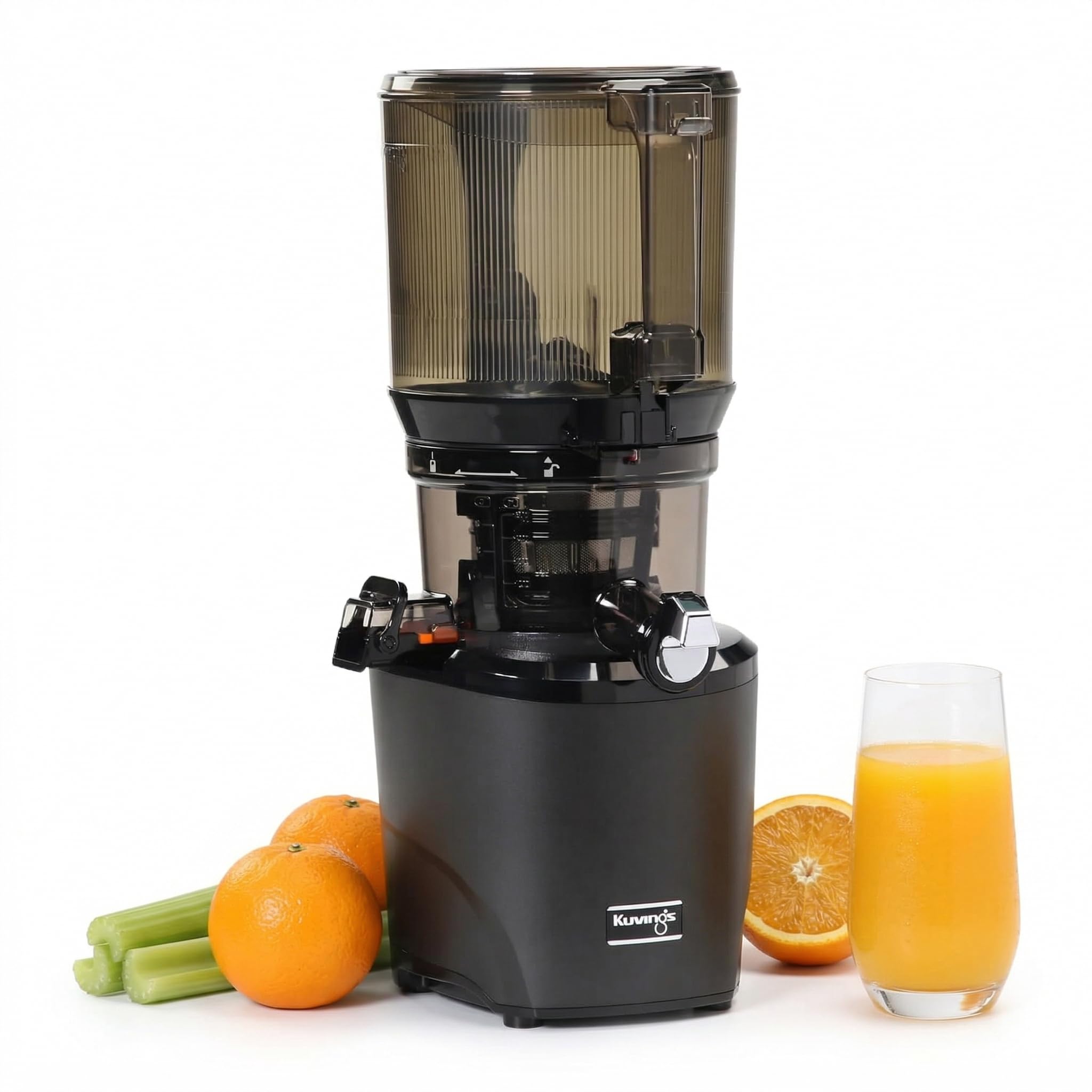 Kuvings AUTO 10 Black Cold Press Juicer (2024 Launch), Ultimate Hands-Free Whole Slow Juicer, Just Load Ingredients & Extract Juice at Press of a Button, Auto Cutting, 12 Years Warranty (AUTO10 Black)-image-48