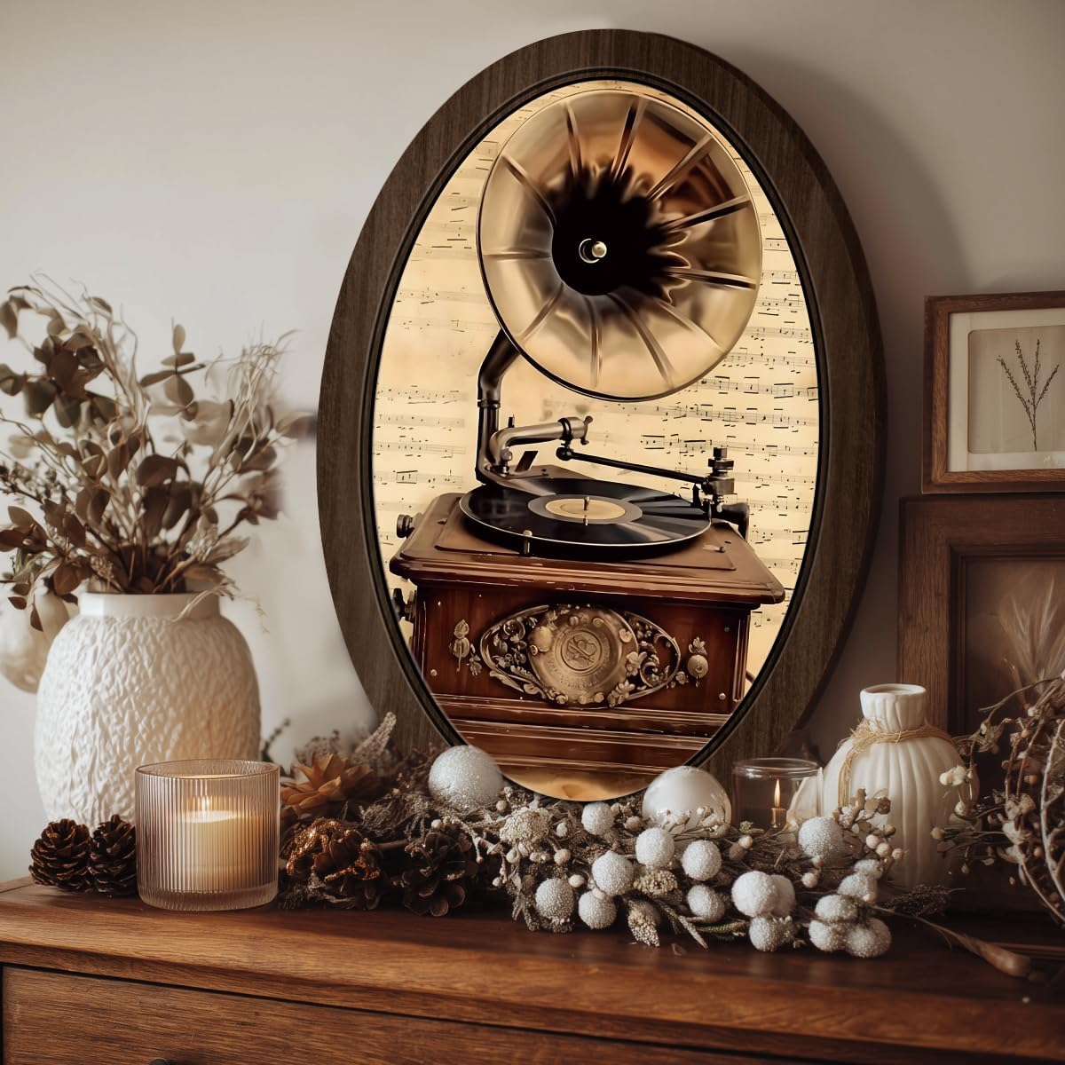 BIWSHA 534-MH-TGH-蓄音機 壁装飾