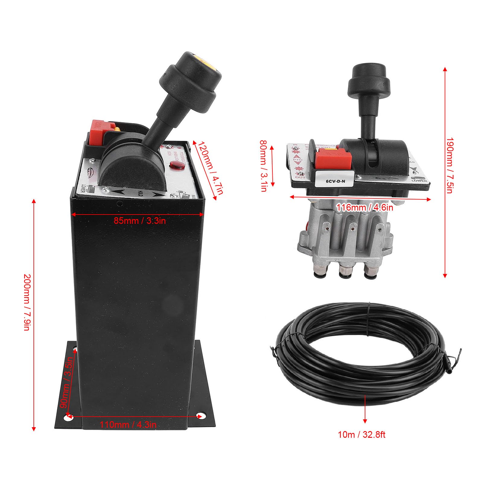 Pto Control Box Truck PTO Switch Dump Truck PTO Control Valve - 6 Hole 4 Gear ...