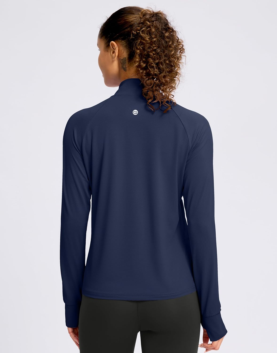 G Gradual Women's Lightweight Athletic Jacket Sun Protection UPF 50+ Zip Up 4 Pockets Long Sleeve Shirts Workout Running - Image 2