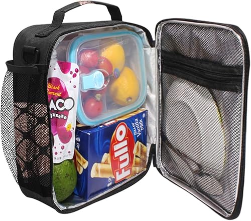Miniatura 52 de AUUXVA Bolsa de almuerzo – Tren de vapor, lona, 10.5 pulgadas de alto x 3.5 pulgadas de ancho x 9.5 pulgadas de largo, para 3 años en adelante Steam