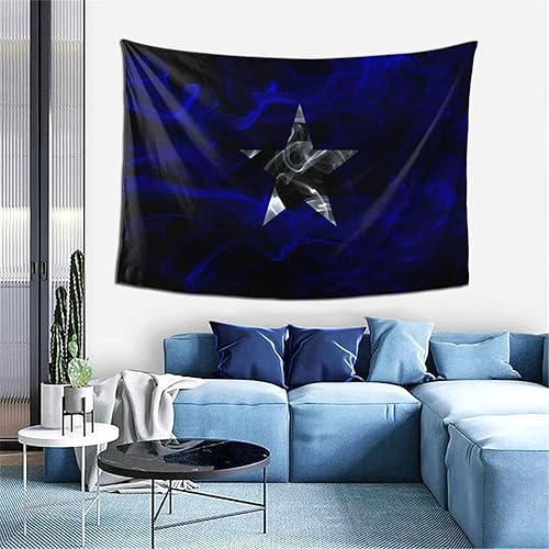 Miniatura 2 de IMEEGIEN Smoke Bonnie Blue Flag Tapestry Wall Hanging 60x40 Inches Home Decoration For Bedroom Living Room Dorm Decor Wall Art