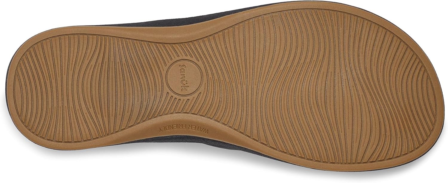 Sanuk Womens Cosmic Shores | Water Resistant Flip Flops for Women | EVA Footbed With Arch Support | Women's Beach Sandals - Image 5