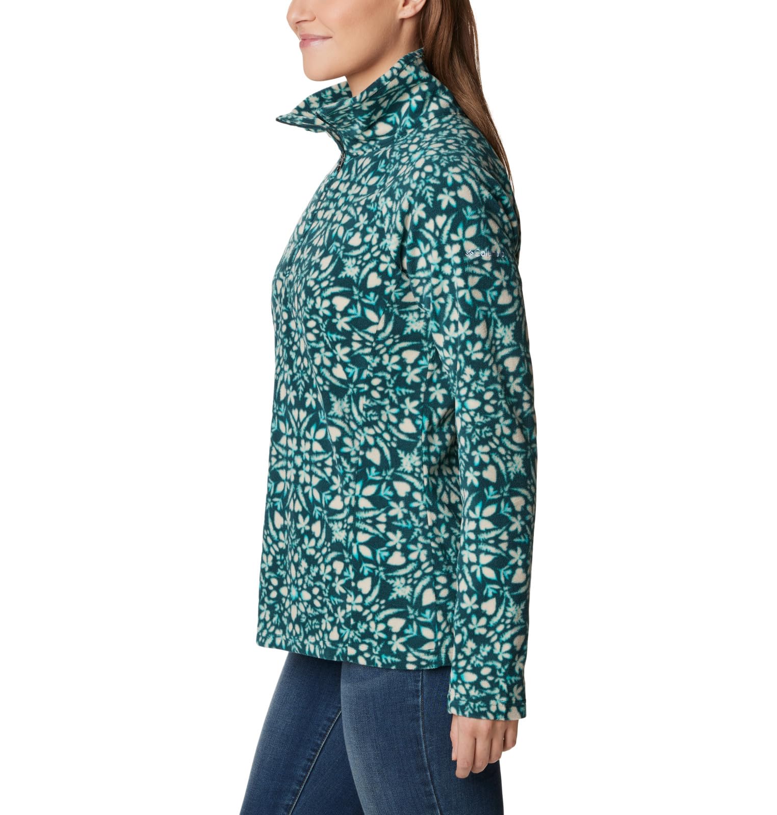 Columbia Women's Glacial Iv Print Half Zip Pullover Sweater