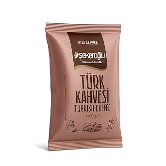 Sekeroglu Minnettar Traditional Turkish Beverage with Rich Roasted Aroma | Finely Ground Blend for Cezve, Moka Pot, and Manual Brewers | 100g / 3.52oz