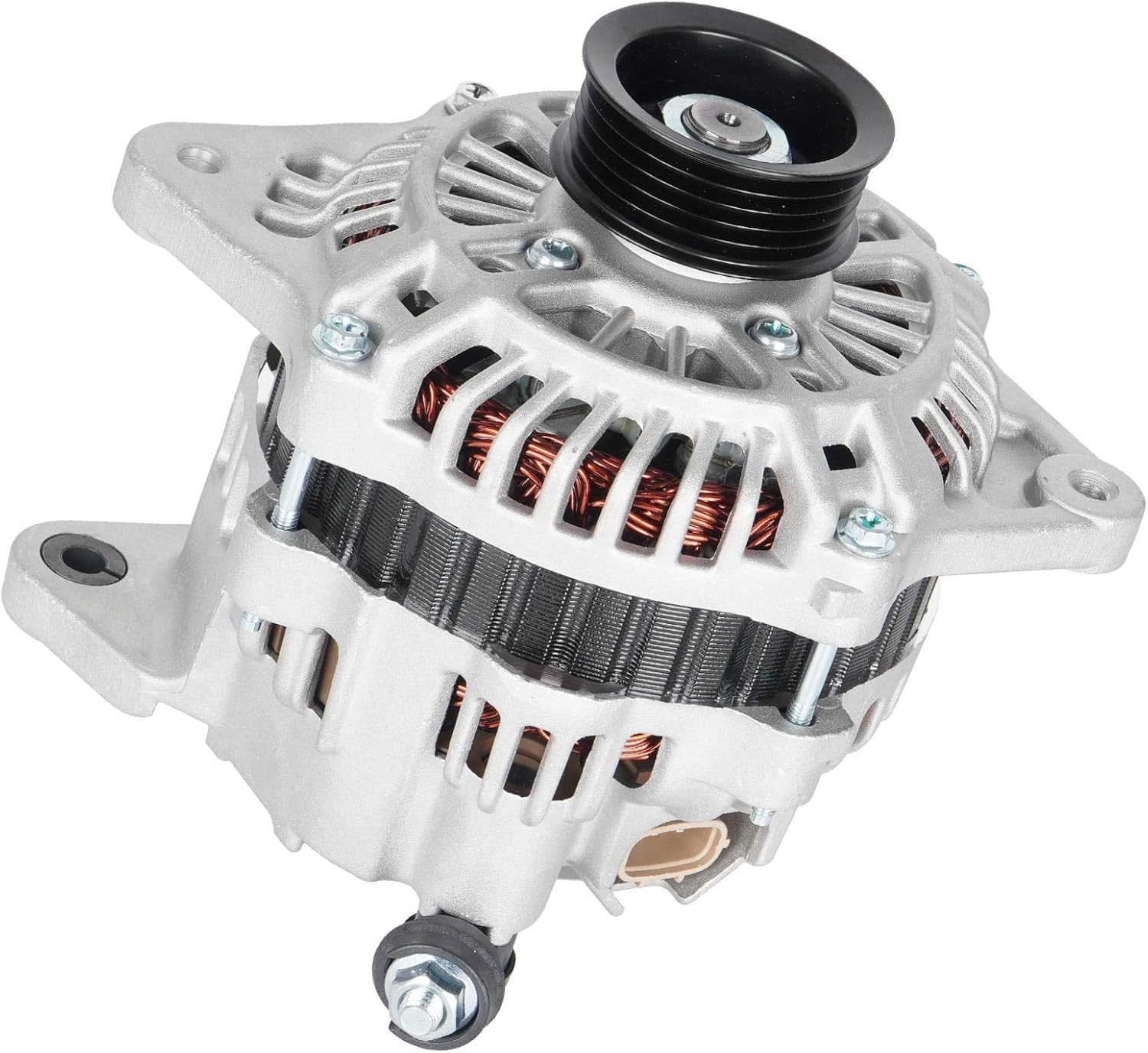 90A New Alternator Fit for Subaru 2.5L, for Forester 2003-2005, for Baja 2003-2006, for Impreza 2005, for Outback Legacy 2000-2004, for SAAB 9-2X 2005 / Outback Legacy 2000-2002(Manual Transmission)