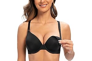 Women's Full Coverage Underwire Support Plus Size Breastfeeding Nursing Bra