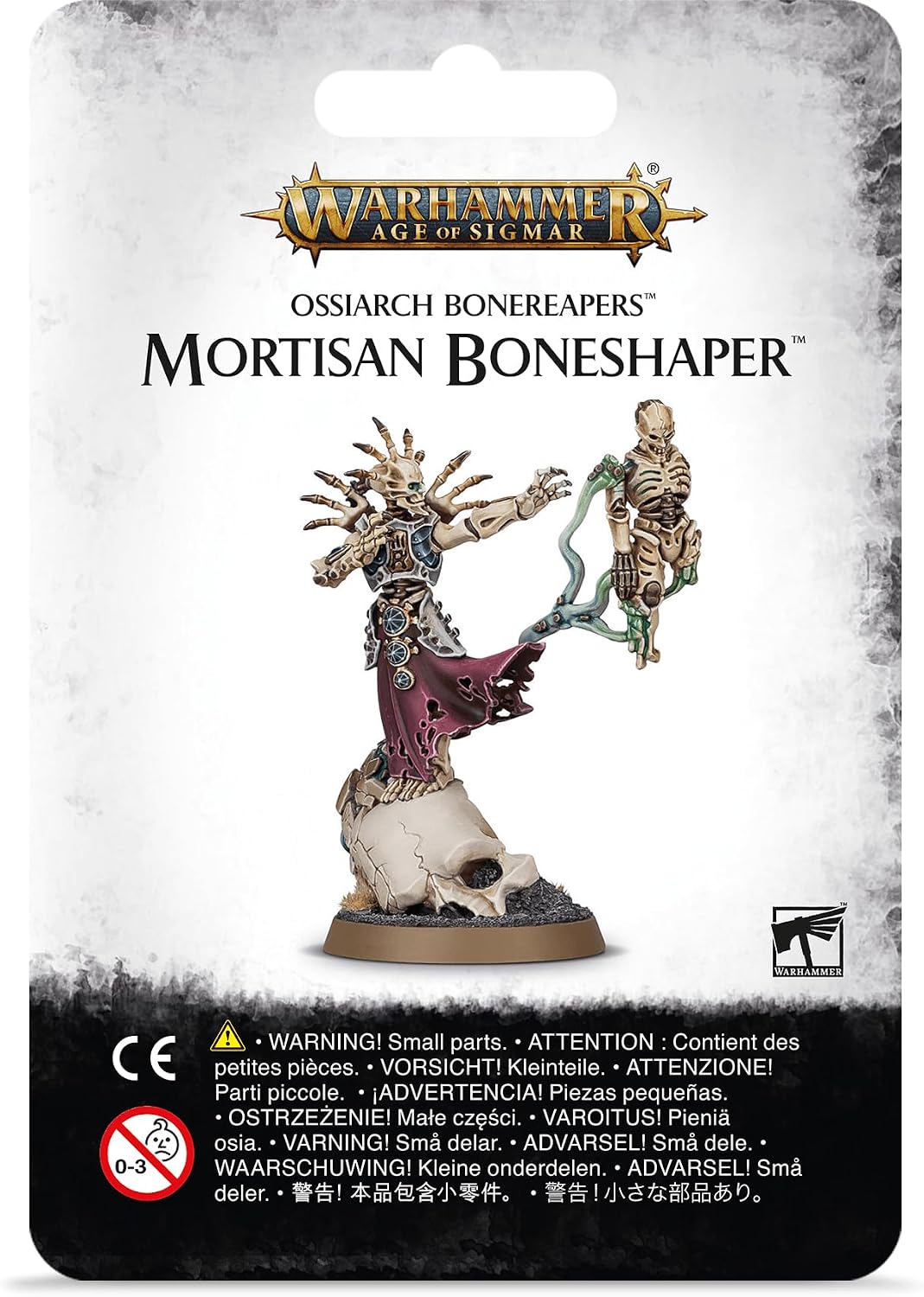 Warhammer Age of Sigmar - Ossiarch Bonereapers: Mortisan Boneshaper - Plastic Miniature - Assembly Required - Age 3+, Black