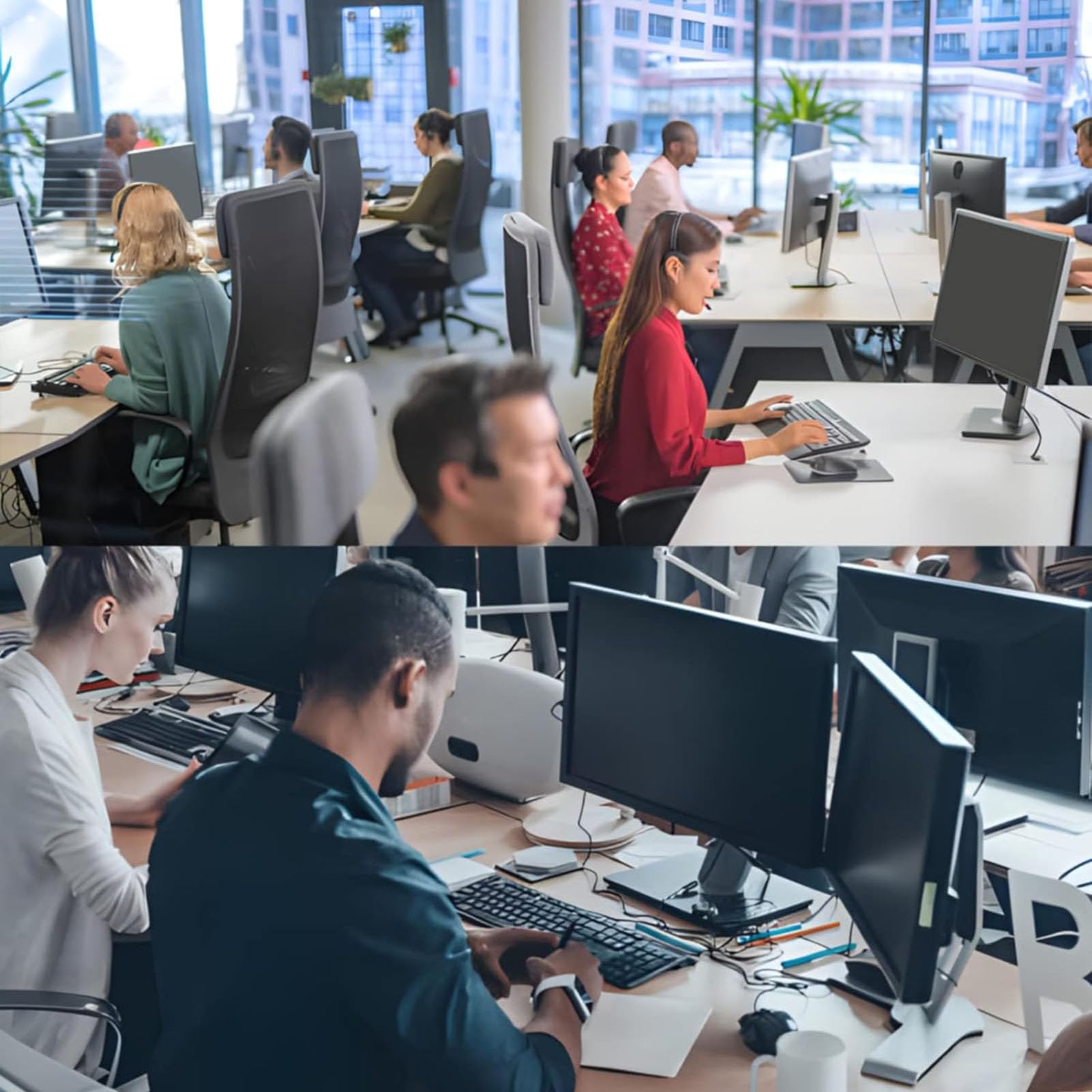 Aramox 32 Calowy Ekran Komputerowy Filtr, Wiszący 16:9 Prywatność