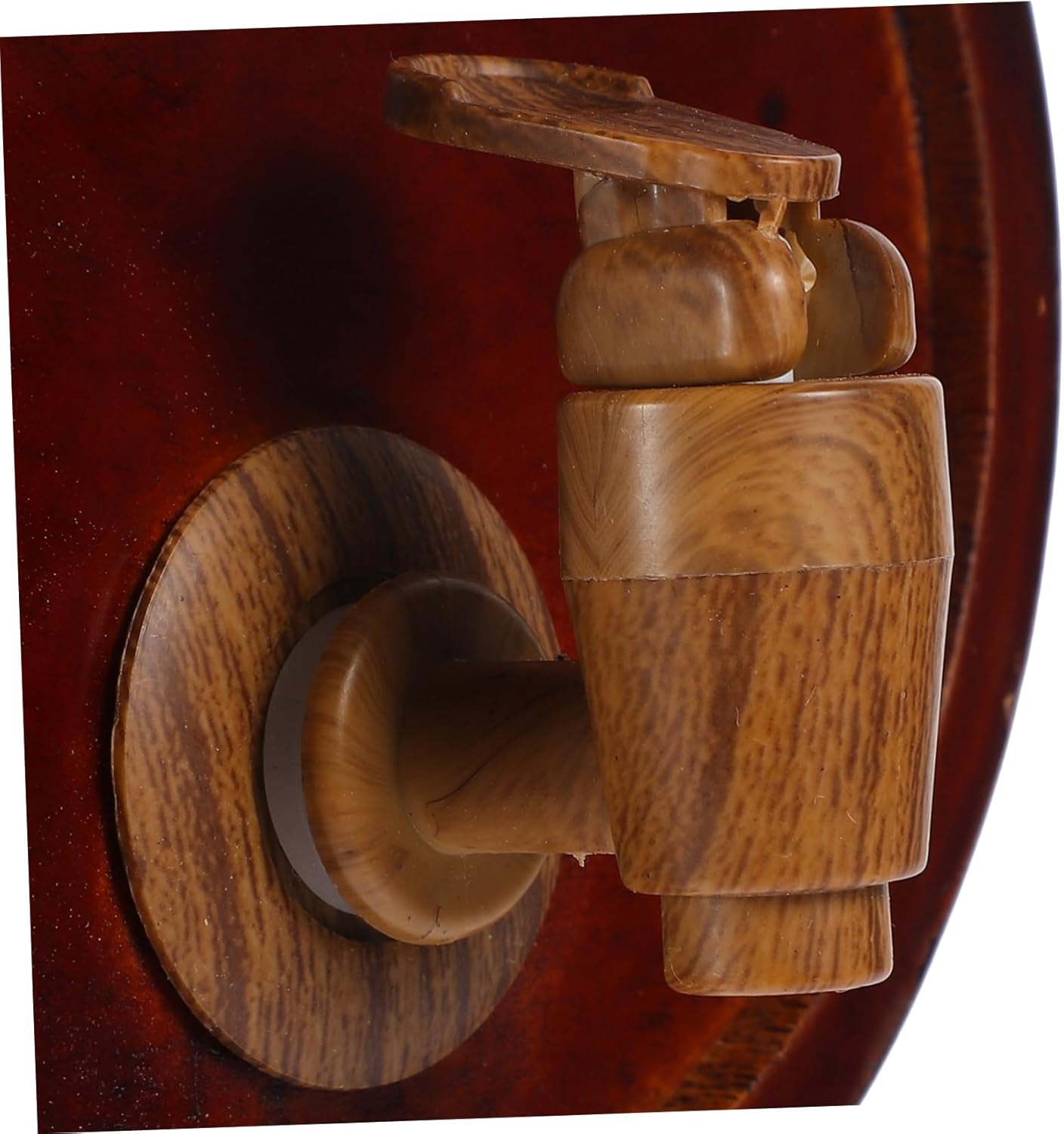 Unomor Wooden Wine Barrel 1.5L Red Wine Aging Barrel Household Beer Storage Bucket for Parties and Home Brewing