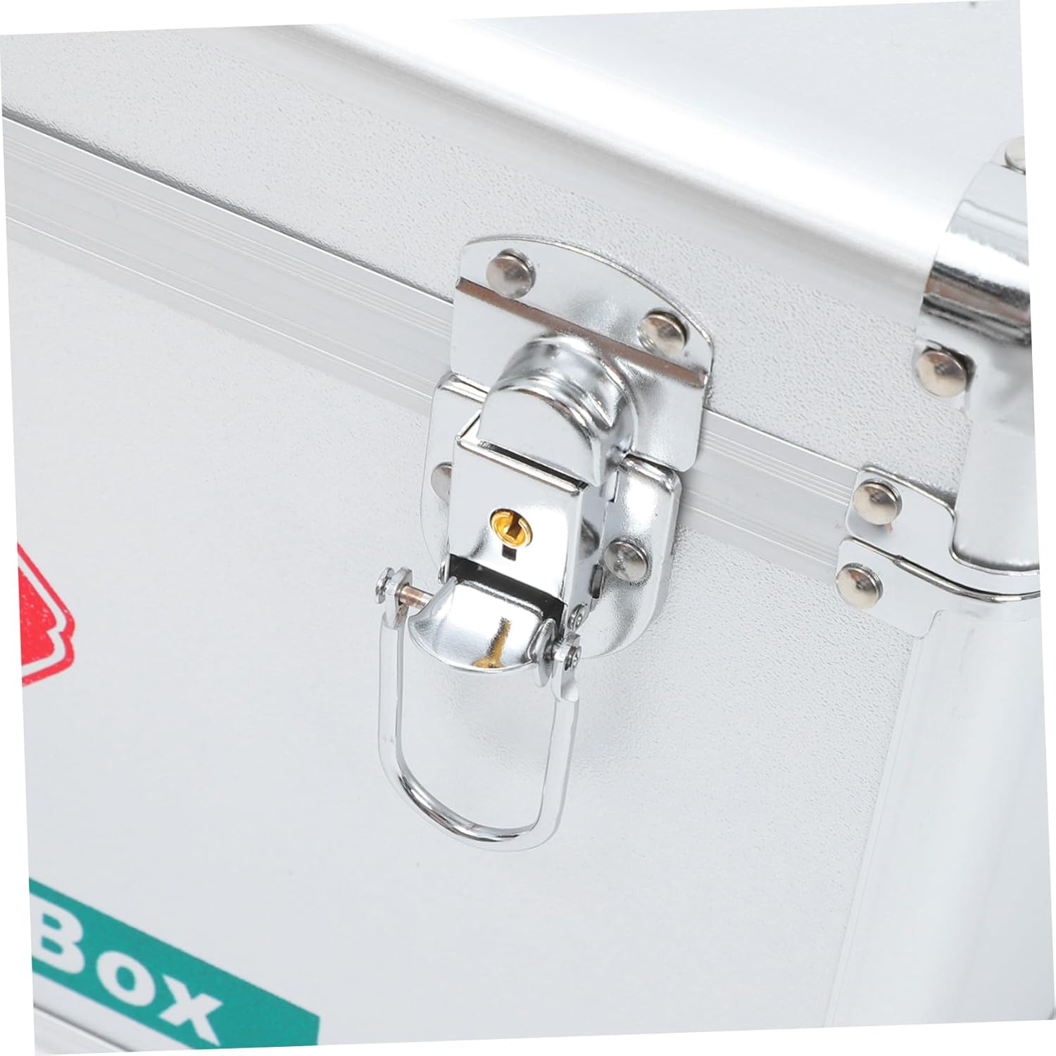 アルミ合製ポータブル収納ケース 大容量救急箱 家用 箱 肩掛けストラップ付き 防水 防湿設計 緊急時や旅行に便利な多機能オーガナ