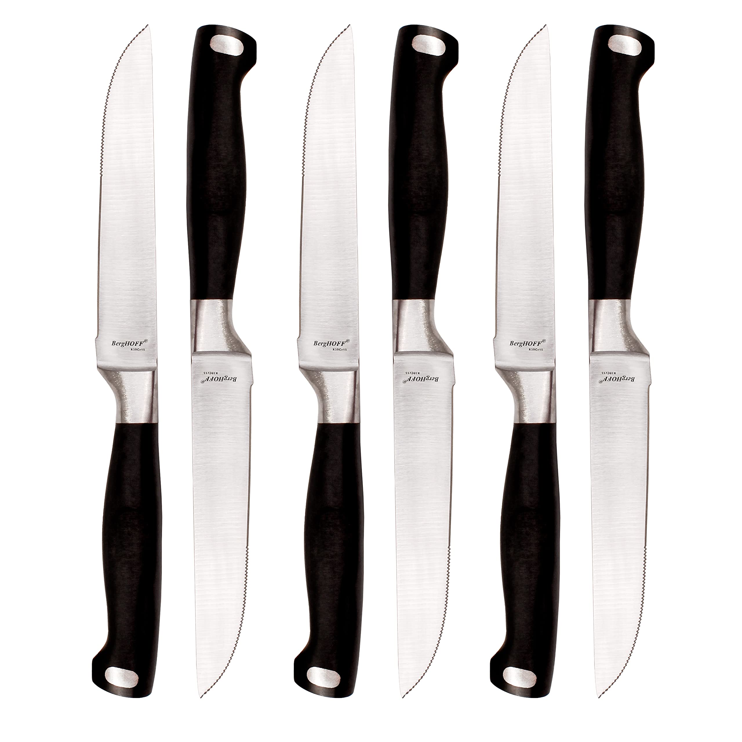 Berghoff6 Piece Bistro Steak Knife Set Silver Desertcart INDIA