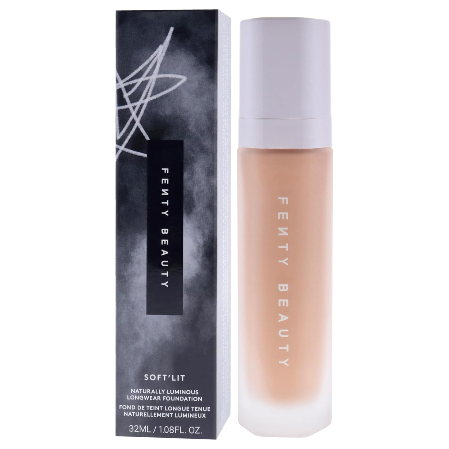 Soft Lit Naturally Luminous Longwear Foundation - 240 Light Medium Warm Golden by Fenty Beauty for Women - 1.08 oz Foundation