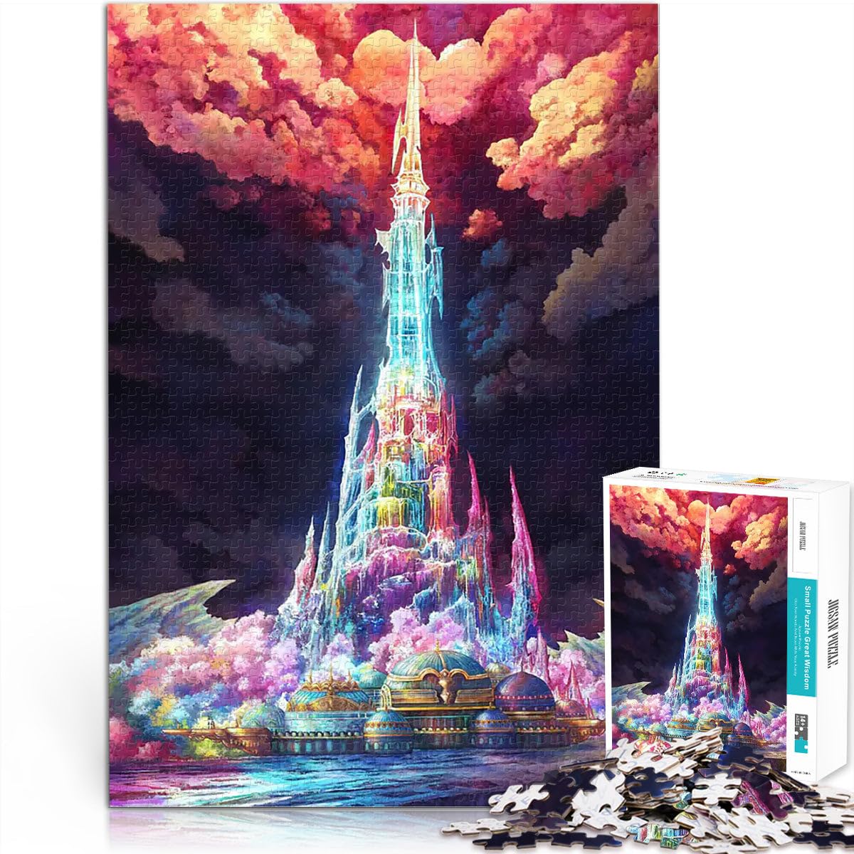 2000 Piece Jigsaw Puzzles for teenagers Jigsaw Crystarium Crystal Tower Familienspaß Heimdekoration70x100cm