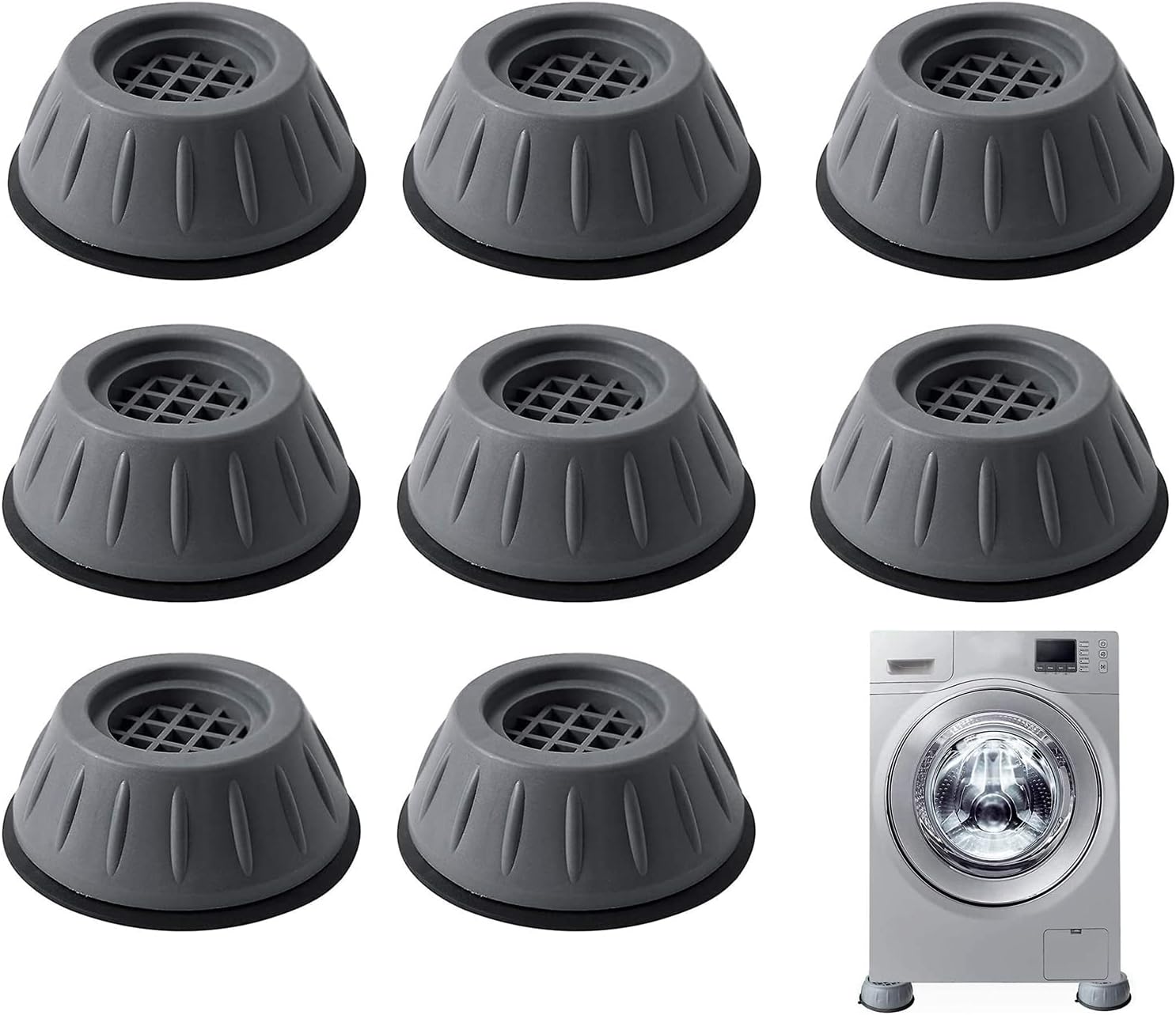 SKYTOUCH 8pcs Anti Vibration Pads for Washer Dryer Shock and Noise