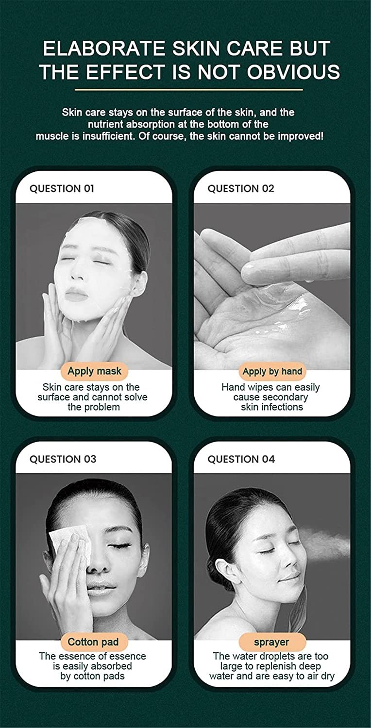 X&Z-XAOY Pulverizador De Oxígeno De Agua A Alta Presión Máquina Facial De Oxígeno Profesional Aerógrafo Nano Spray Hidratante Portátil para La Piel De La Cara