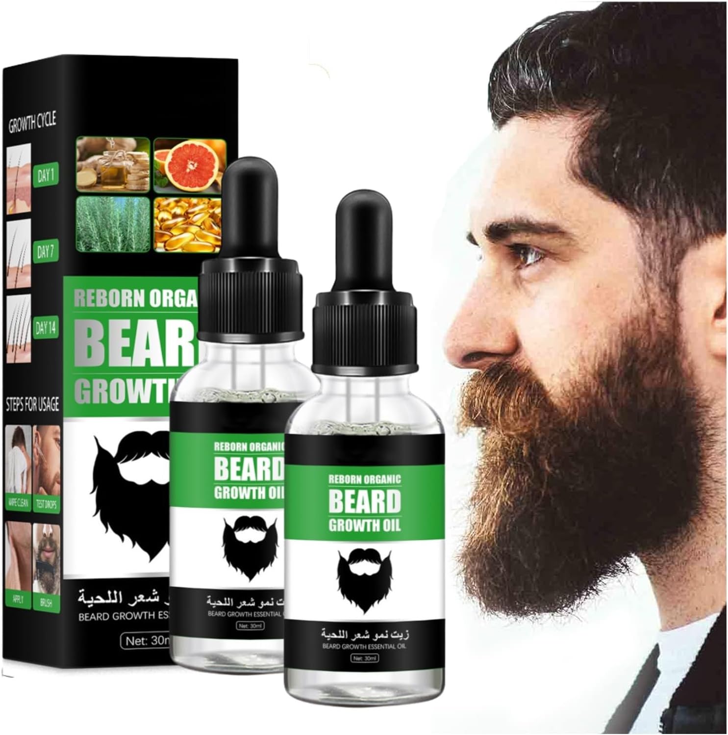 Serene Amazon Beard Oil Artwork for Your Screen Serene Amazon Beard Oil Artwork for Your Screen