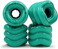 Vista 16 de Shark Wheel 60 mm ruedas para Longboard de crucero, Fórmula DNA, juego de 4 ruedas